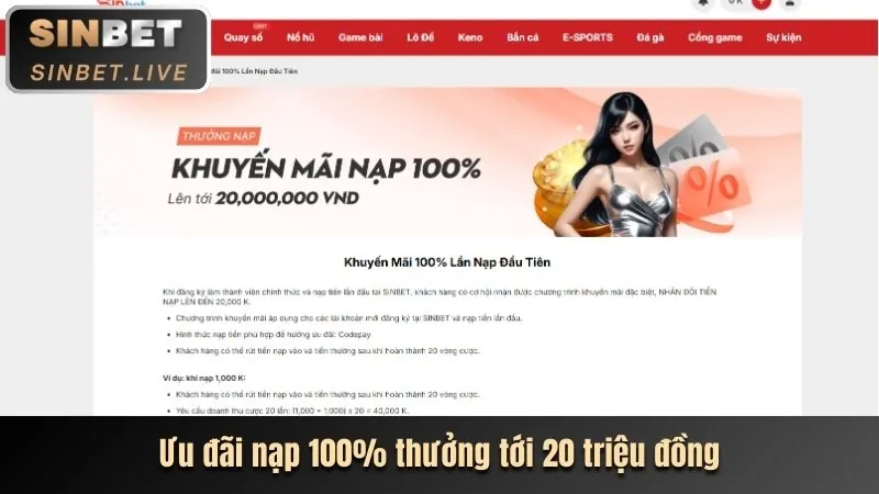 Thưởng nạp lần đầu Manclub